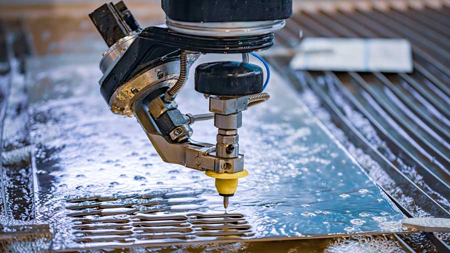 Corte por chorro de agua